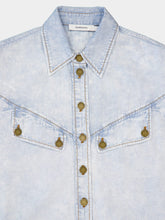 Zimmermann Blue Smoke Denim Shirt