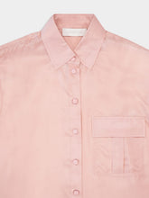 Zimmermann Pink Silk Halliday Manstyle Shirt