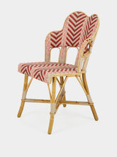 L.Drucker Red Houlgate Rattan Dining Chair