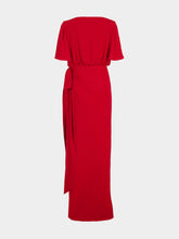 Valentino Garavani Paris Red Silk Cady Couture Maxi Dress