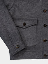 Valentino Garavani Dark Grey Wool Cashmere Jacket