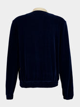 Valentino Garavani Blue and Green Zip-Up Sweatshirt