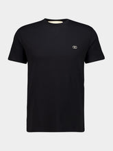 Valentino Garavani Black Cotton Regular Fit T-Shirt