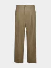 Valentino Garavani Beige Cotton Gabardine Chino Trousers