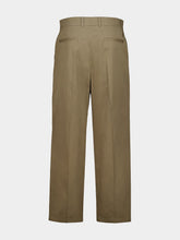 Valentino Garavani Beige Cotton Gabardine Chino Trousers