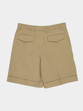 Valentino Garavani Beige Cotton Gabardine Bermuda Shorts