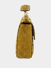 Valentino Garavani Havana Beige Rockstud Spike Medium Bag