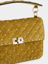Valentino Garavani Havana Beige Rockstud Spike Medium Bag