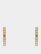Valentino Garavani Gold Crystal VLogo Signature Earrings