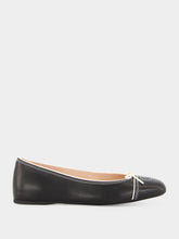 Valentino Garavani Black VLogo Signature Nappa Ballet Flats