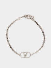 Valentino Garavani Silver VLogo Signature Bracelet