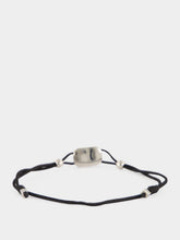 Valentino Garavani Black and Silver Ovalette Bracelet