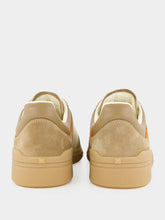 Valentino Garavani Khaki and Ivory Upvillage Low Top Leather Trainers