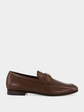 Valentino Garavani Brown VLogo Signature Nappa Loafers