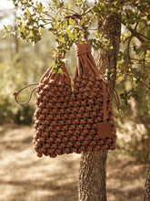 Paula Marble Surf the Web Macramé Purse