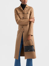 Prada Black Midi Saffiano Leather Bag