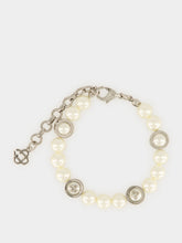 Casablanca Silver and White Sci-Fi Pearl Bracelet