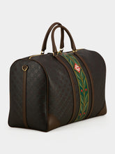 Casablanca Dark Brown Monogram Weekender Bag