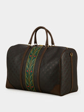 Casablanca Dark Brown Monogram Weekender Bag