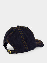 Casablanca Indigo Casablanca Tennis Club Denim Cap