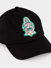 Casablanca Black Hotel Emblem Cotton Cap