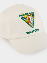 Casablanca White Pyramid Abduction Tennis Club Cap