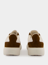Casablanca White and Brown Del Mar Leather Sneakers