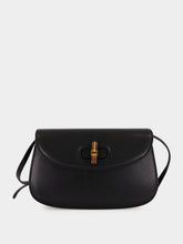 Gucci Black Leather Small Bamboo Shoulder Bag