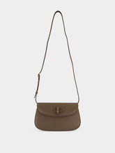 Gucci Dark Taupe Leather Small Shoulder Bag
