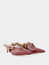 Balenciaga Merlot City 45 Mule in Calfskin