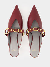 Balenciaga Merlot City 45 Mule in Calfskin