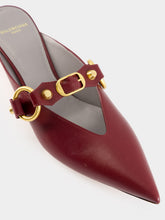 Balenciaga Merlot City 45 Mule in Calfskin
