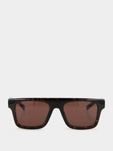Gucci Brown Tortoiseshell Square-Frame Sunglasses