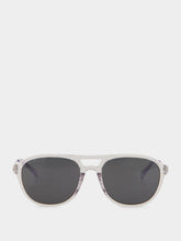 Gucci Transparent Grey Navigator Sunglasses