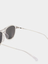Gucci Transparent Grey Navigator Sunglasses
