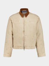 Balenciaga Beige Denim Workwear Blouson