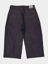 Balenciaga Raw Indigo Curved Jeans