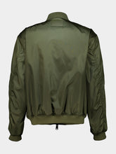 Balenciaga Khaki Polyamide Bomber Jacket