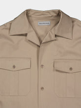 Balenciaga Beige Hybrid Bowling Cotton Shirt
