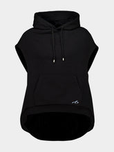 Balenciaga Black Sleeveless Hooded Sweatshirt