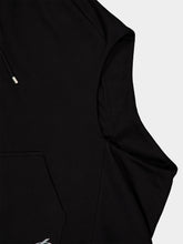 Balenciaga Black Sleeveless Hooded Sweatshirt