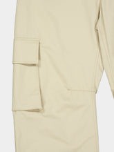 Balenciaga Beige Relaxed Cotton Cargo Trousers