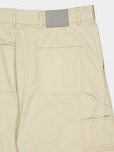 Balenciaga Beige Relaxed Cotton Cargo Trousers