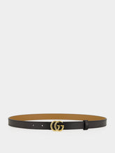Valentino Garavani Black and Malachite VLogo Signature Belt