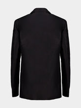 Gucci Black Fine Silk Faille Jacket