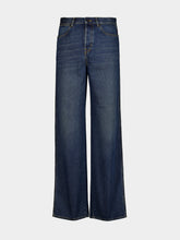 Gucci Blue Denim Jeans with Web Side Stripes