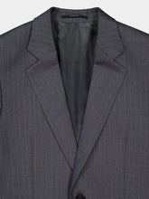 Gucci Dark Grey Pinstripe Wool Blazer