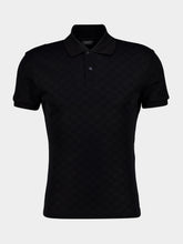 Gucci Black GG Technical Jersey Polo Shirt