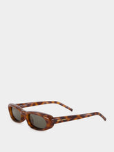 Saint Laurent Light Havana SL 557 Shade Plump Sunglasses