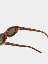 Saint Laurent Light Havana SL 557 Shade Plump Sunglasses